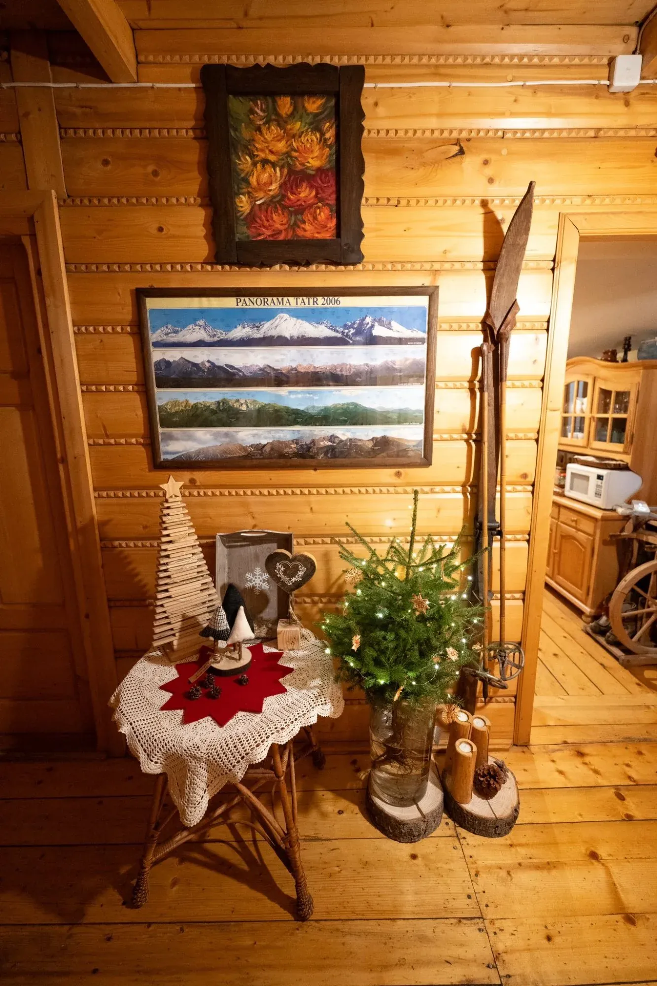 Decorated corridor