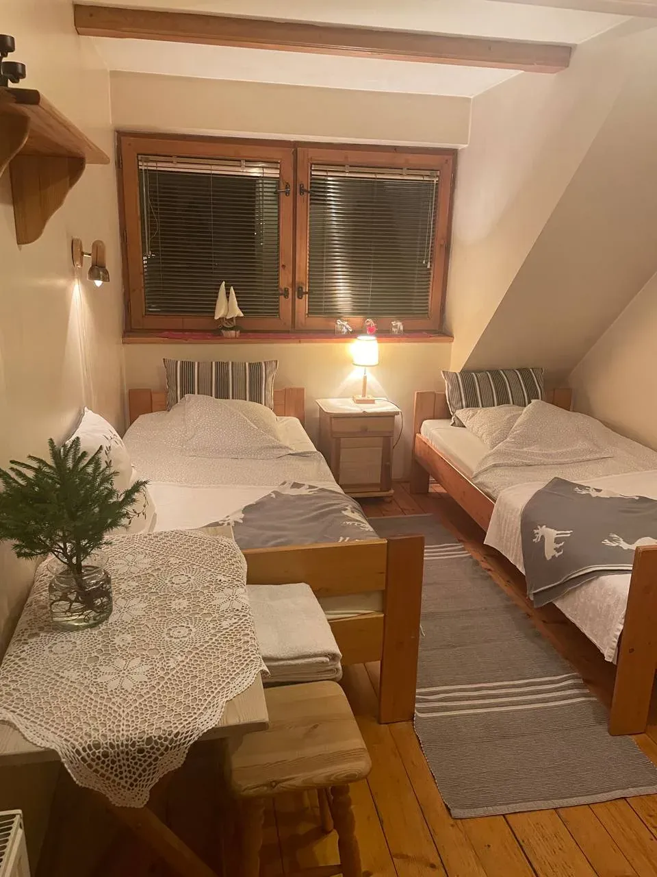 Attic room for three guests