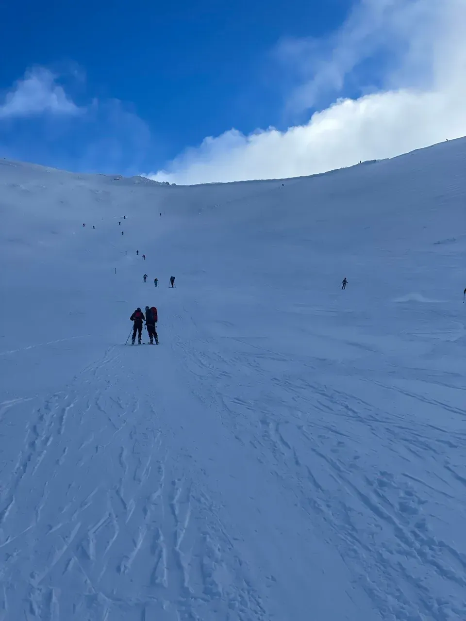 Skiers at Kasprowy Wierch