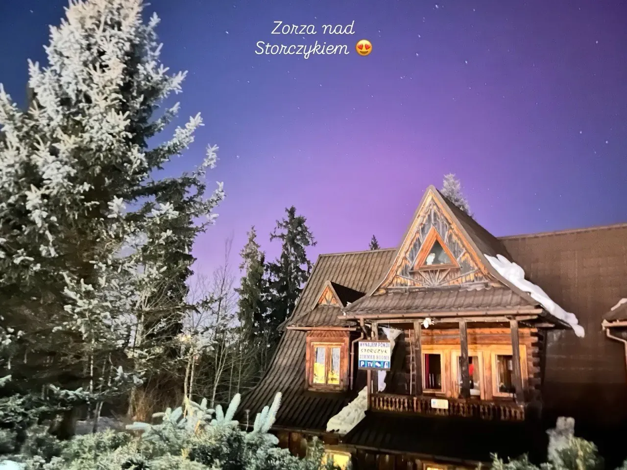 Aurora above Willa Storczyk